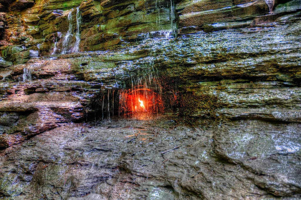 Shale Creek Preserve Waterfall