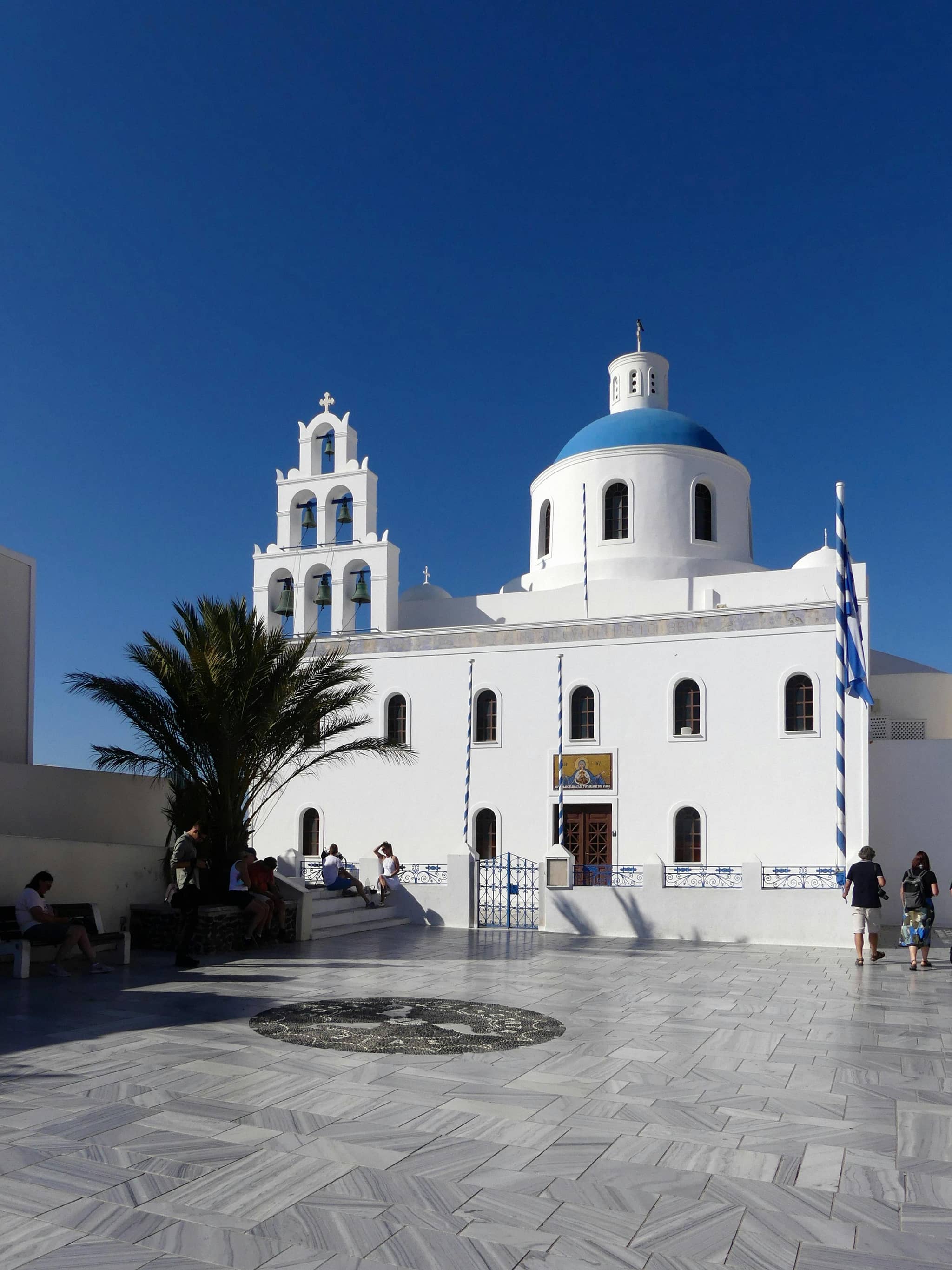 Scenic Oia Setting