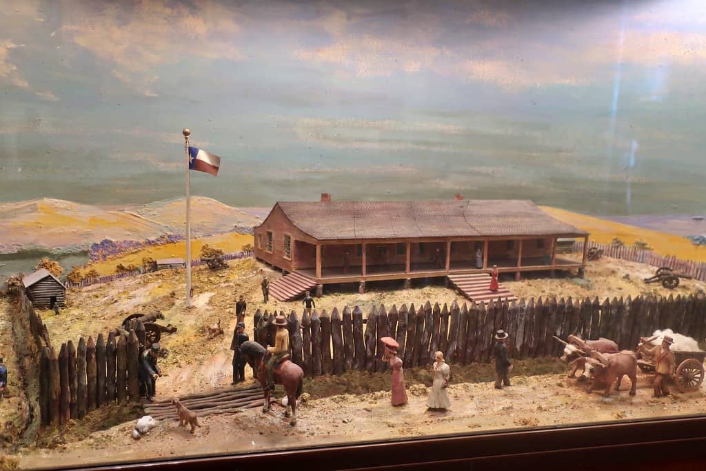 Dioramas of Early Texan Life