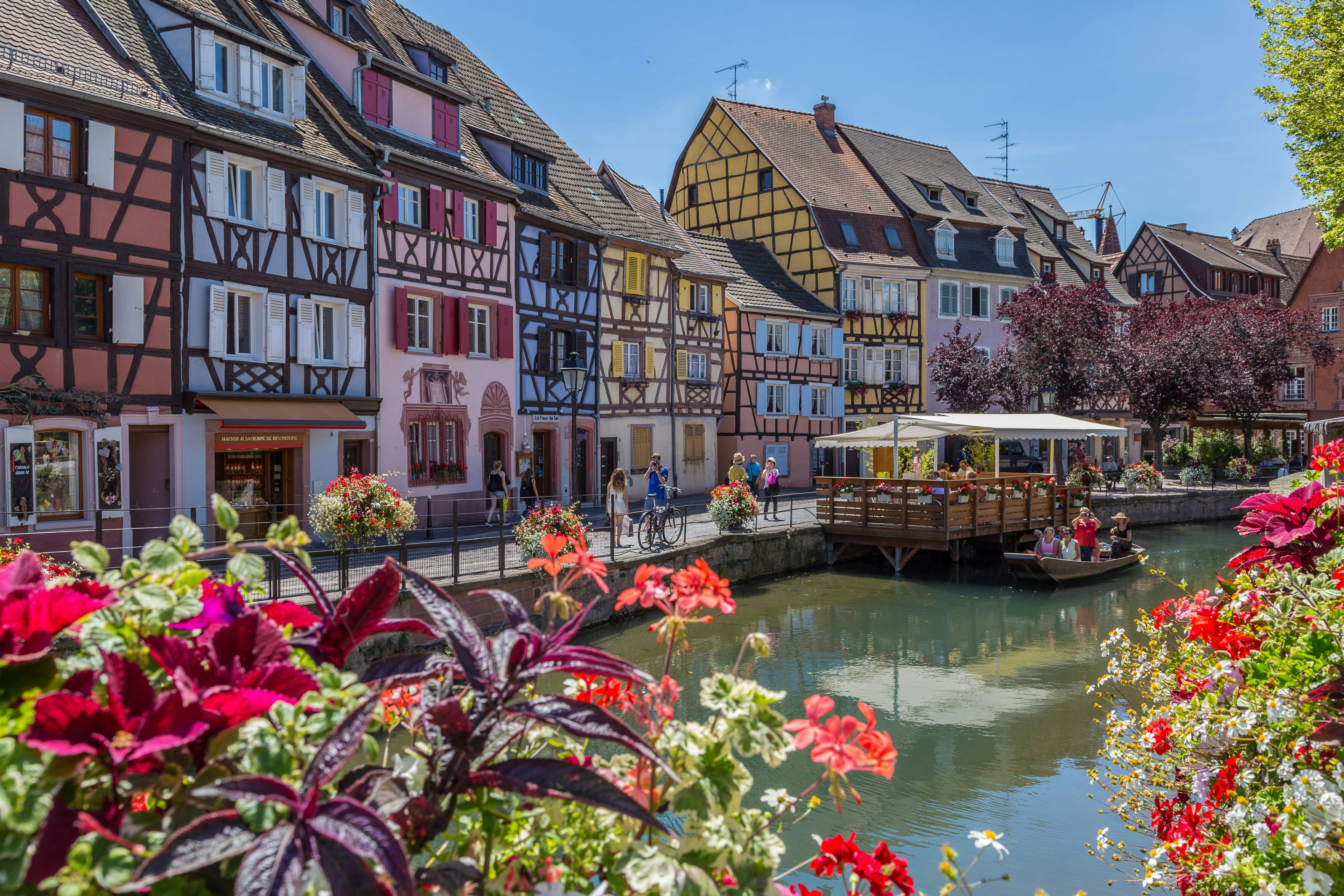Colorful Half-Timbered Houses