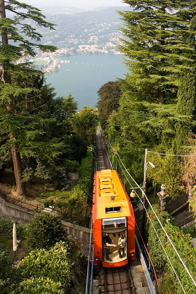The Brunate Funicular Ride