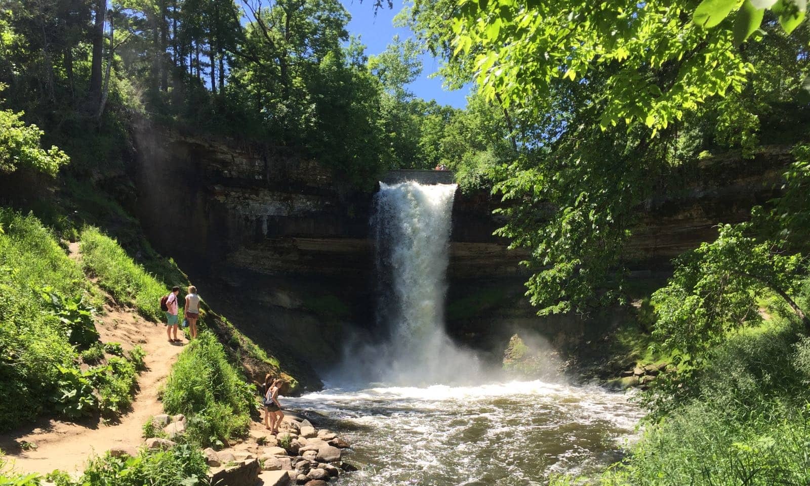 Minnehaha Creek Waterfalls