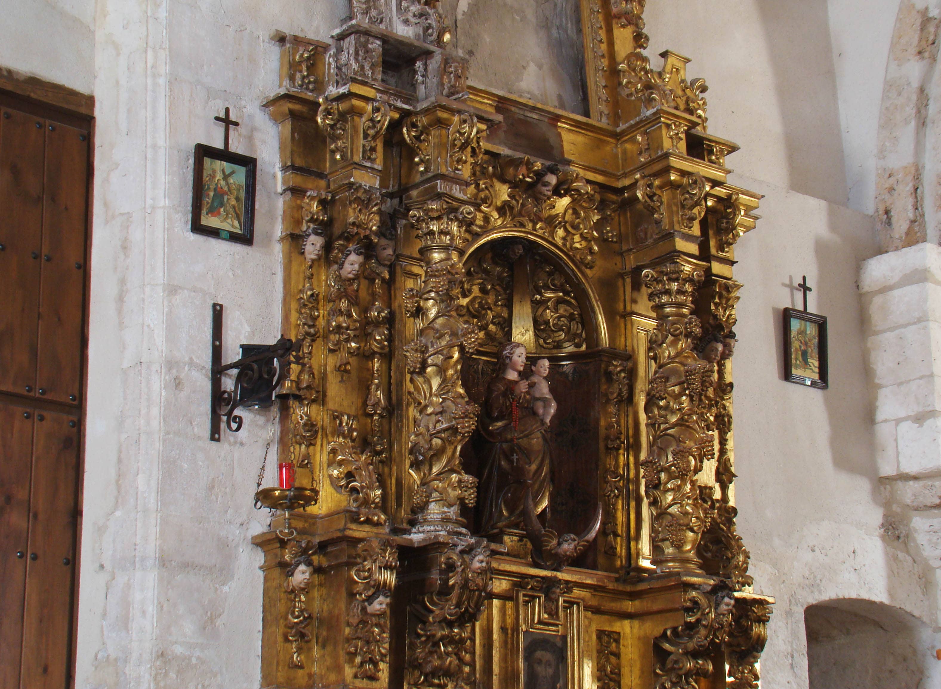 Carved Wooden Altar