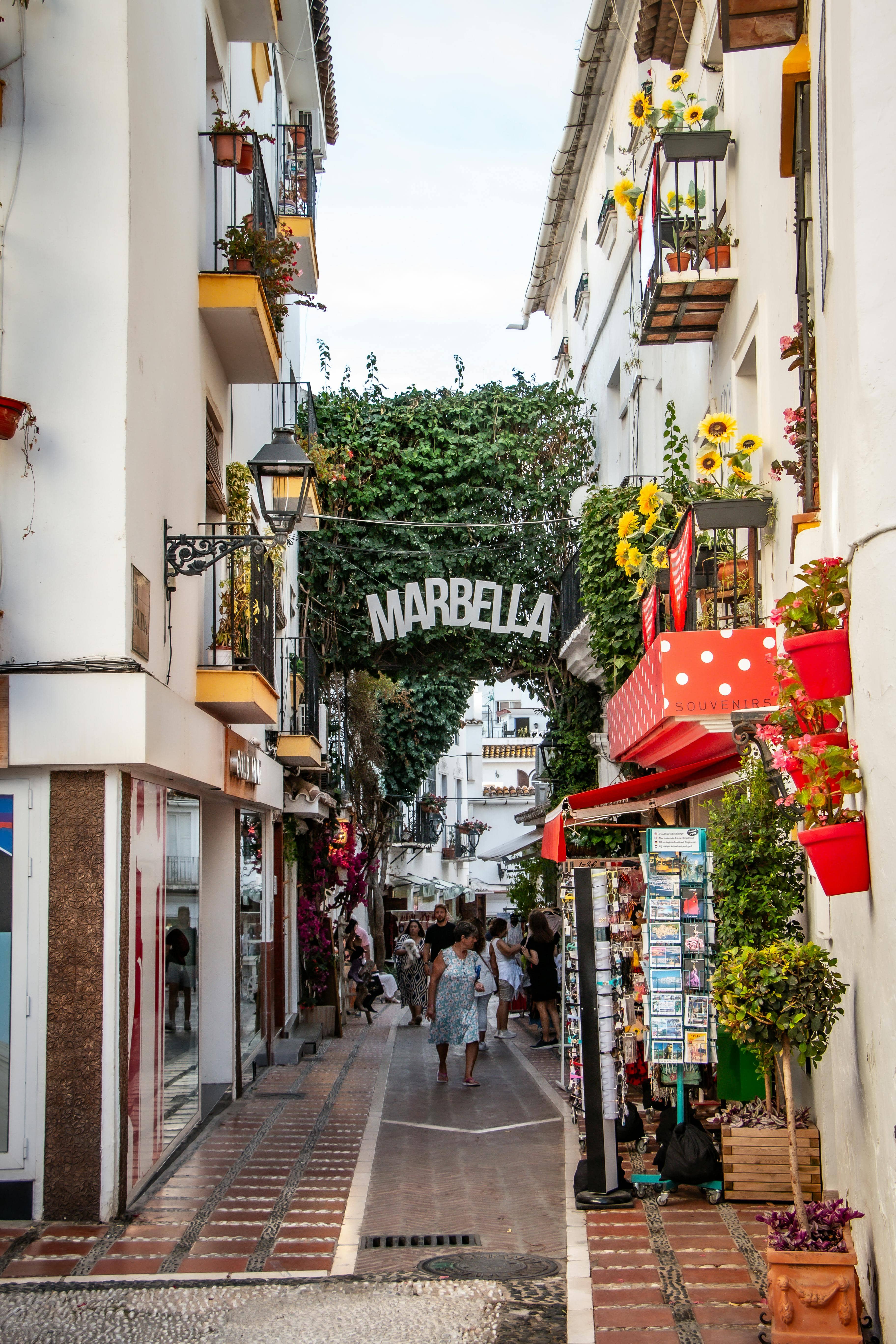 Cobblestone Streets & Flower-Draped Balconies