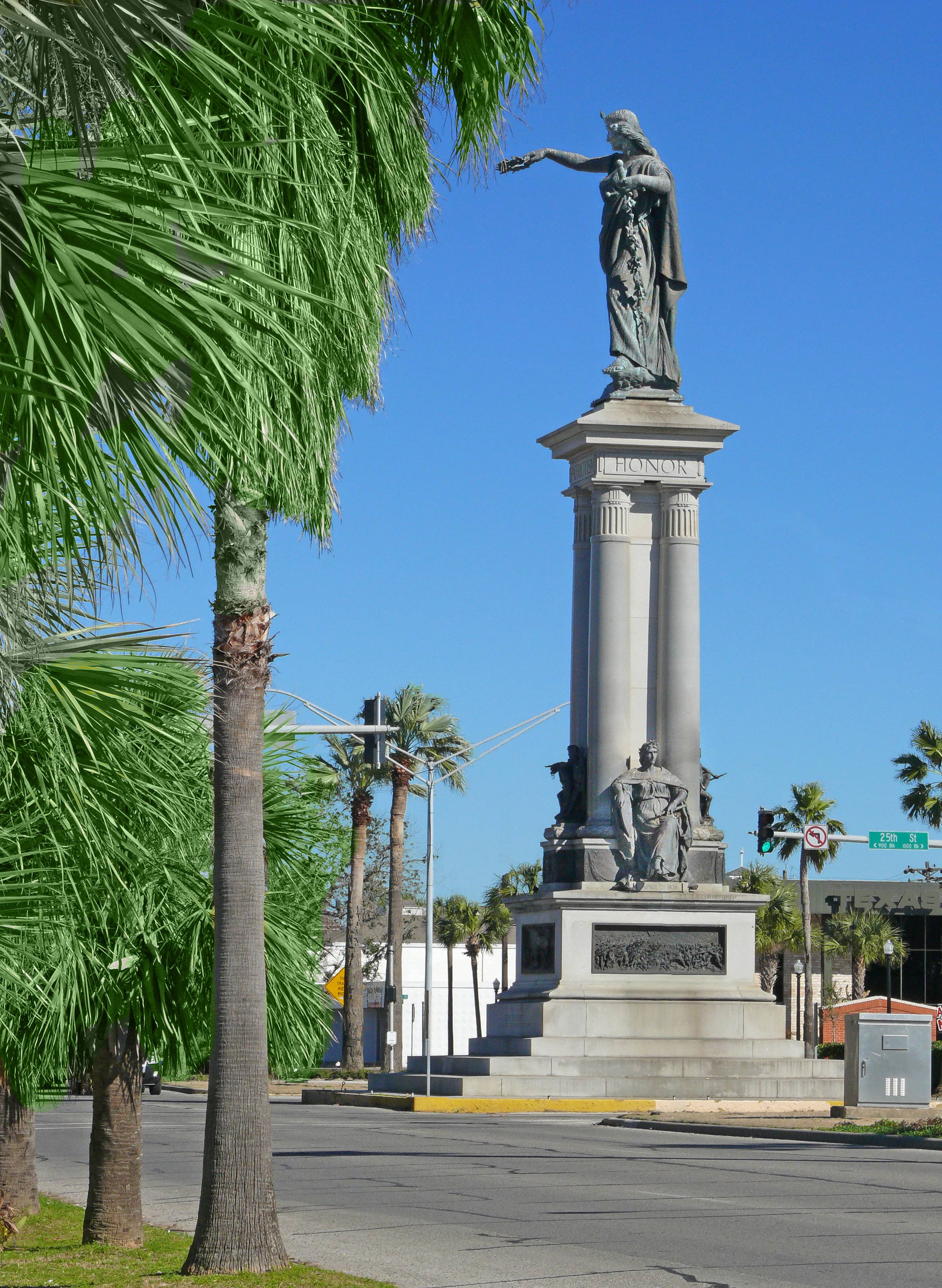 Symbolic Granite Columns