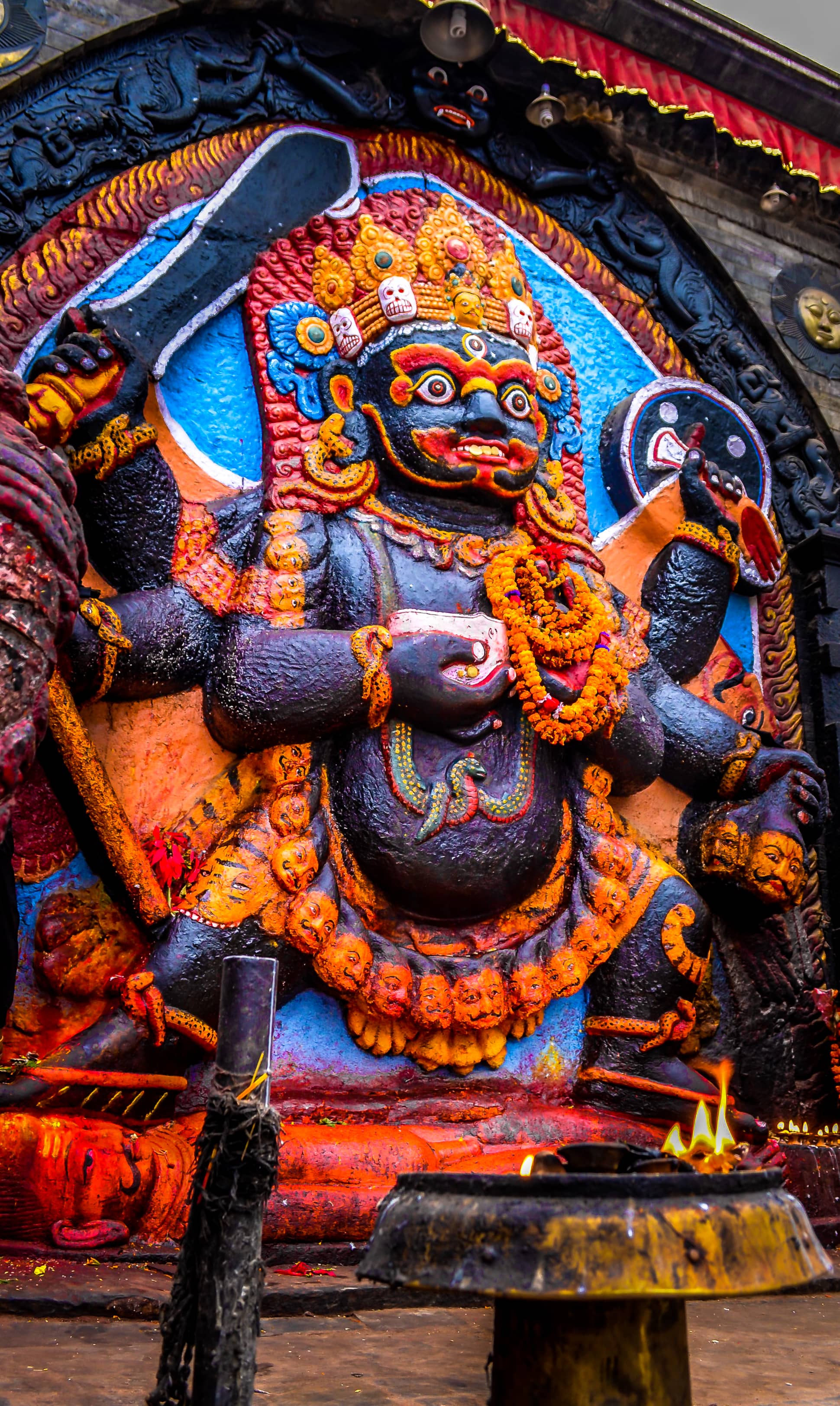 Kal Bhairav Statue