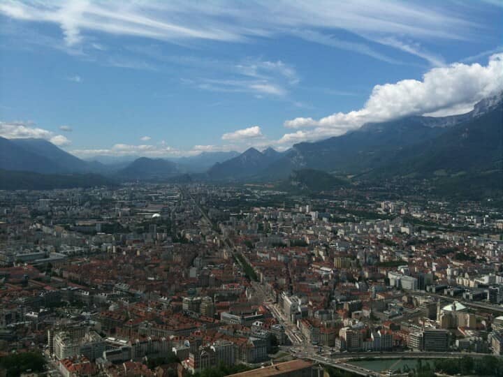 Grenoble's Mountain Backdrop