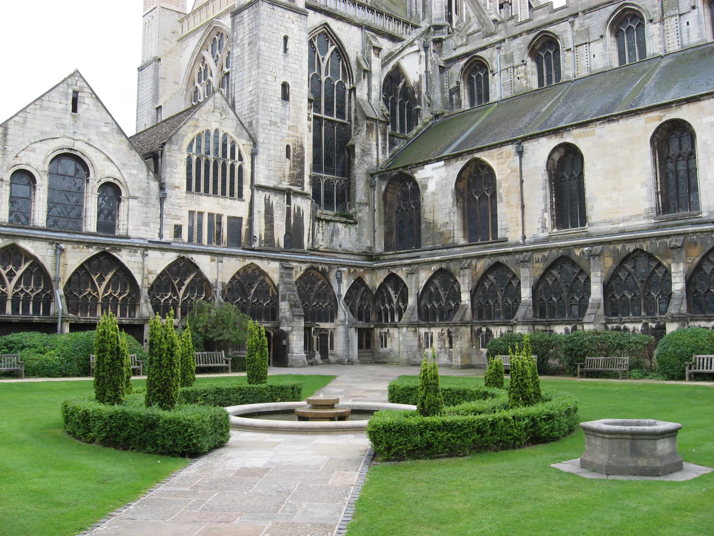 The Peaceful Cloister Garden