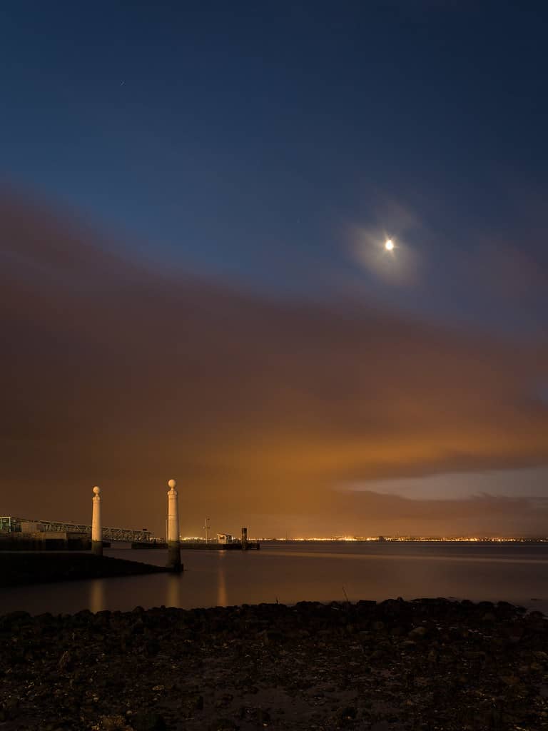 Sunset Over the Tagus
