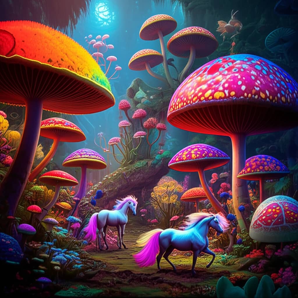 Hidden Mushroom Art