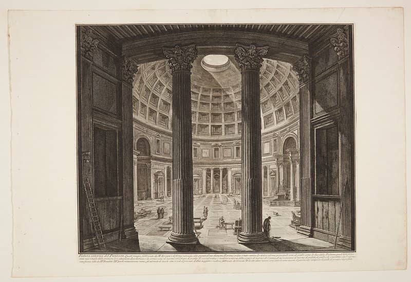 Ornate Interior Columns