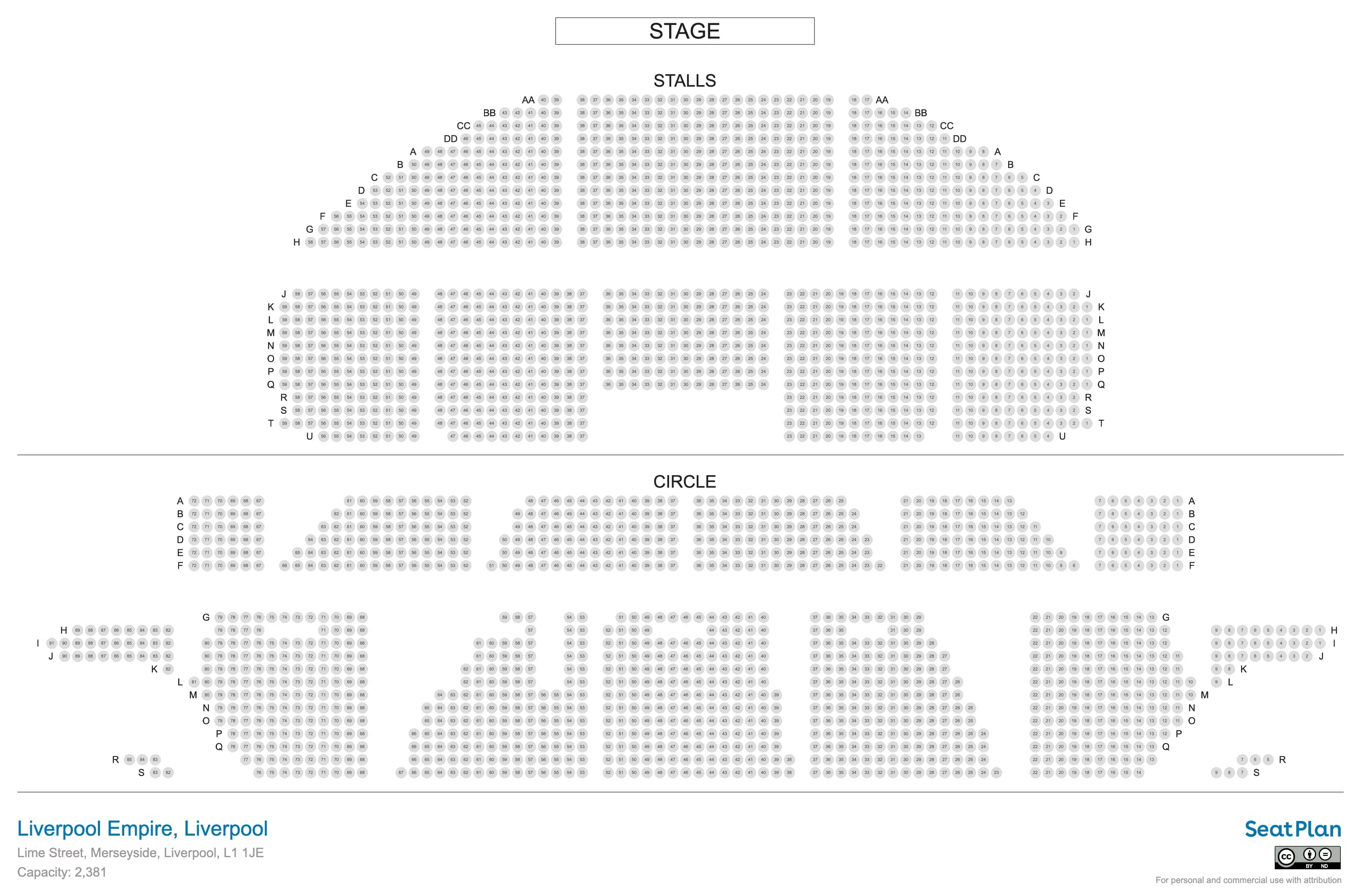 Intimate Seating Experience