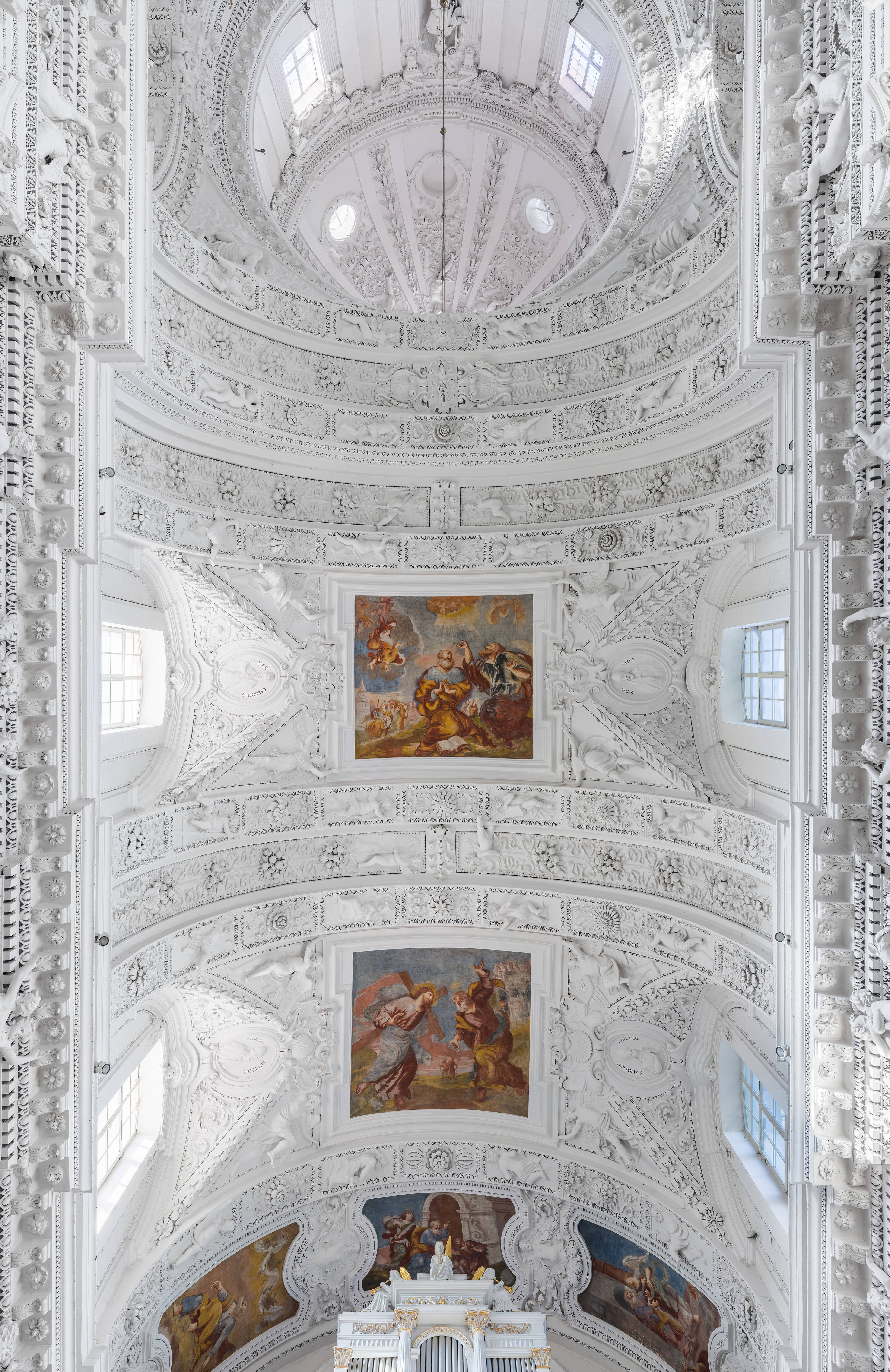 Intricate Ceiling Frescoes