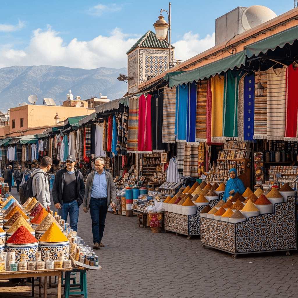 Vibrant Medina Souks