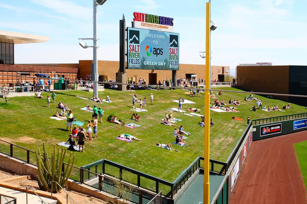 Outfield Grass Seating
