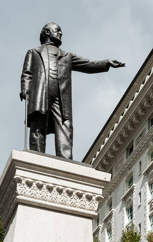 Sculptures and Historical Markers
