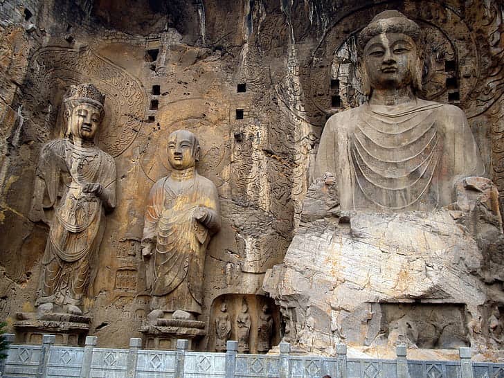 Cave with Buddha Statues