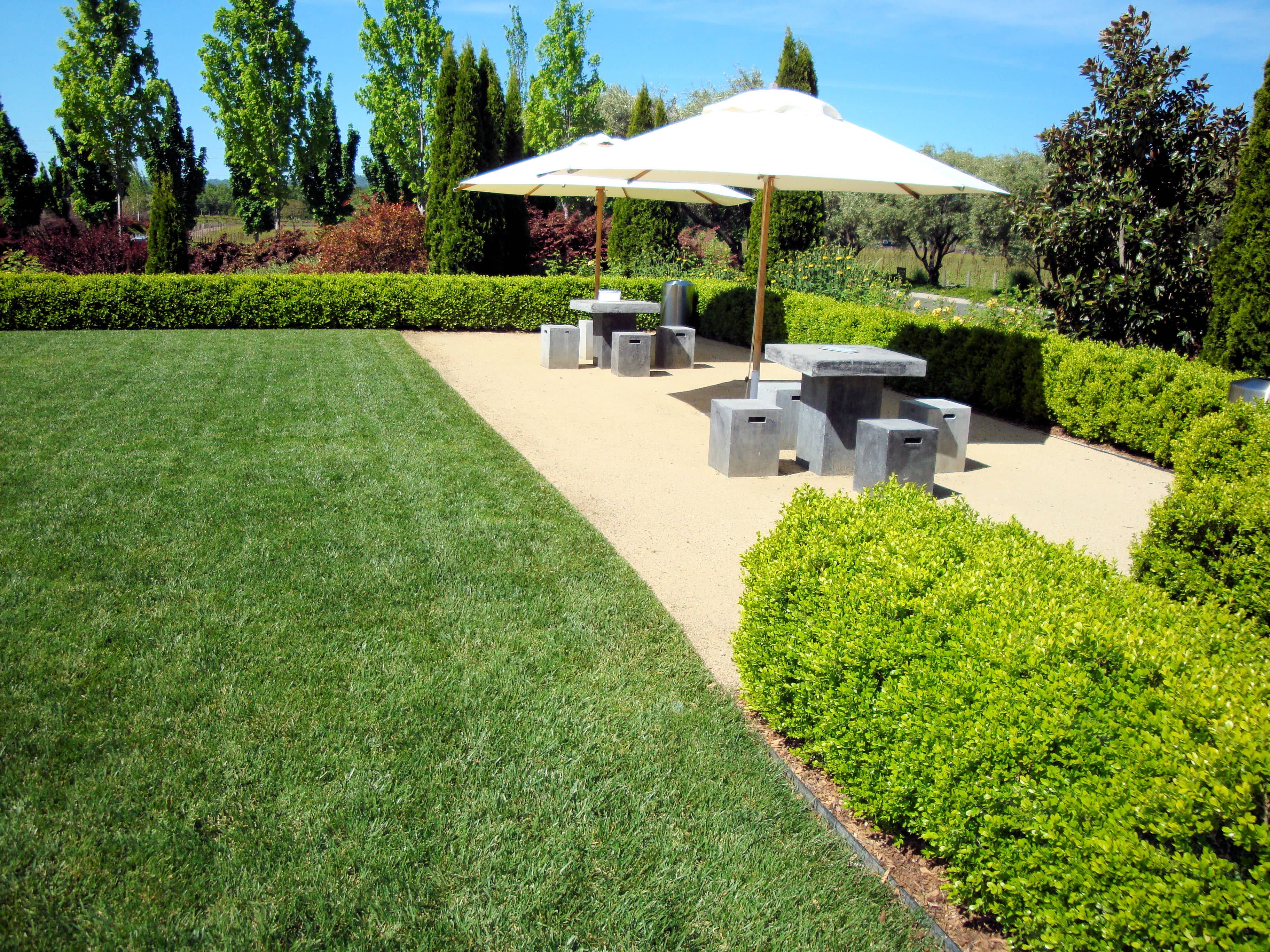 Intimate Grass Seating