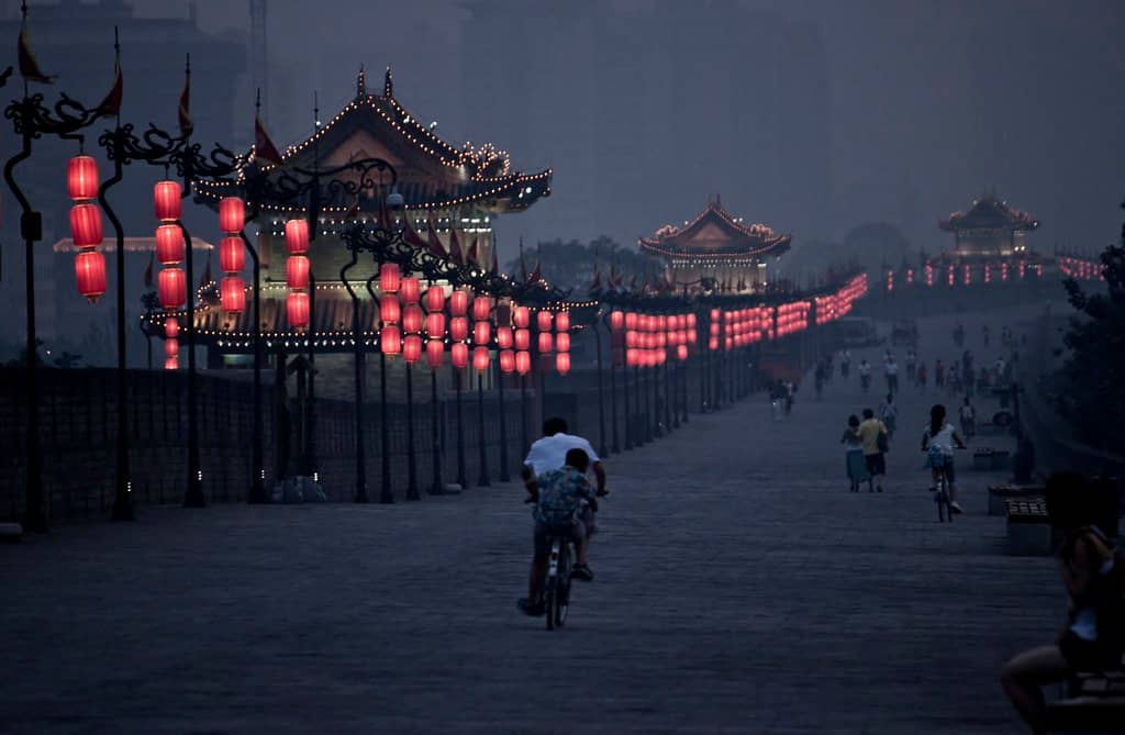 Nighttime City Lights