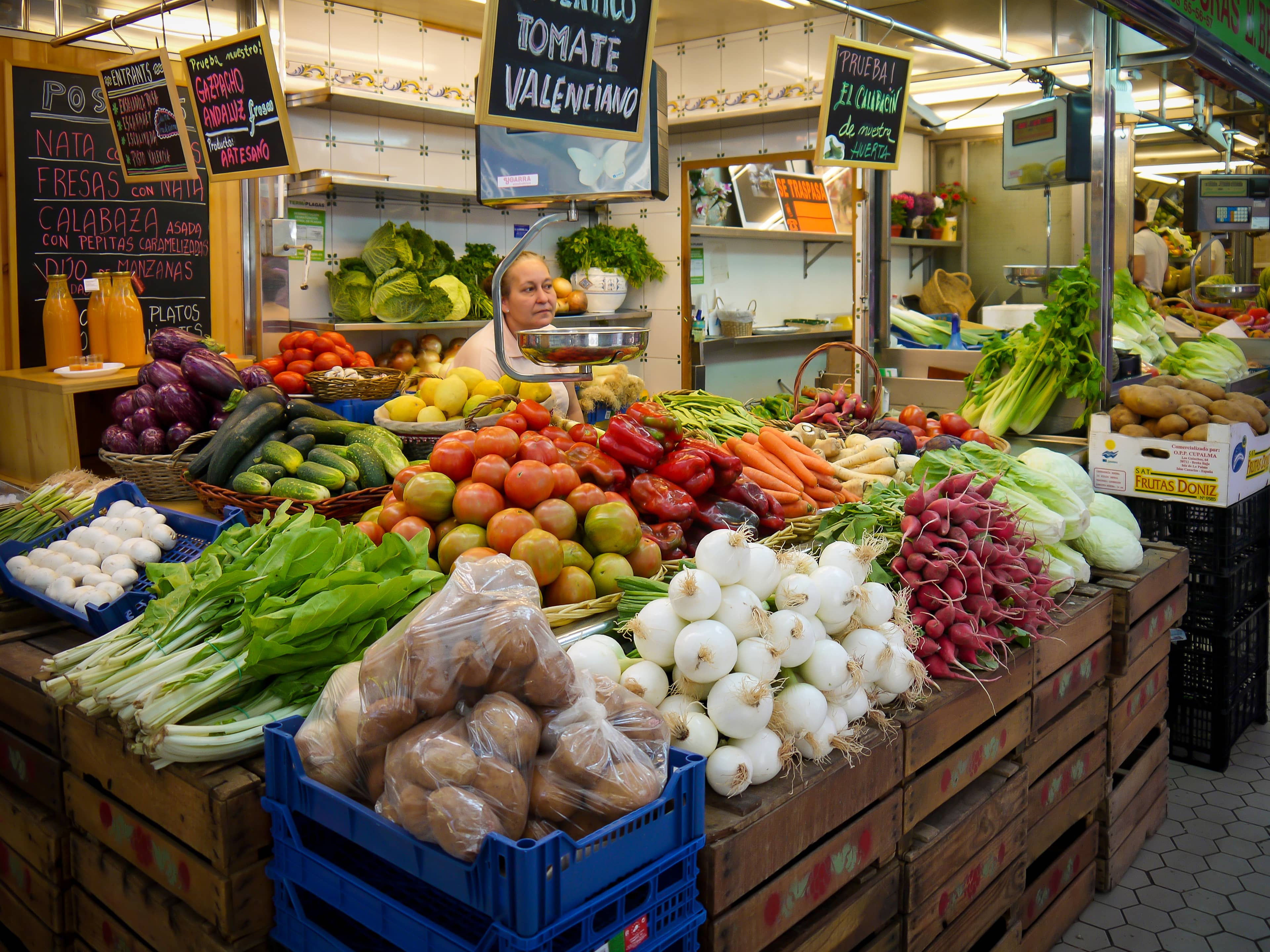 Vibrant Produce Displays