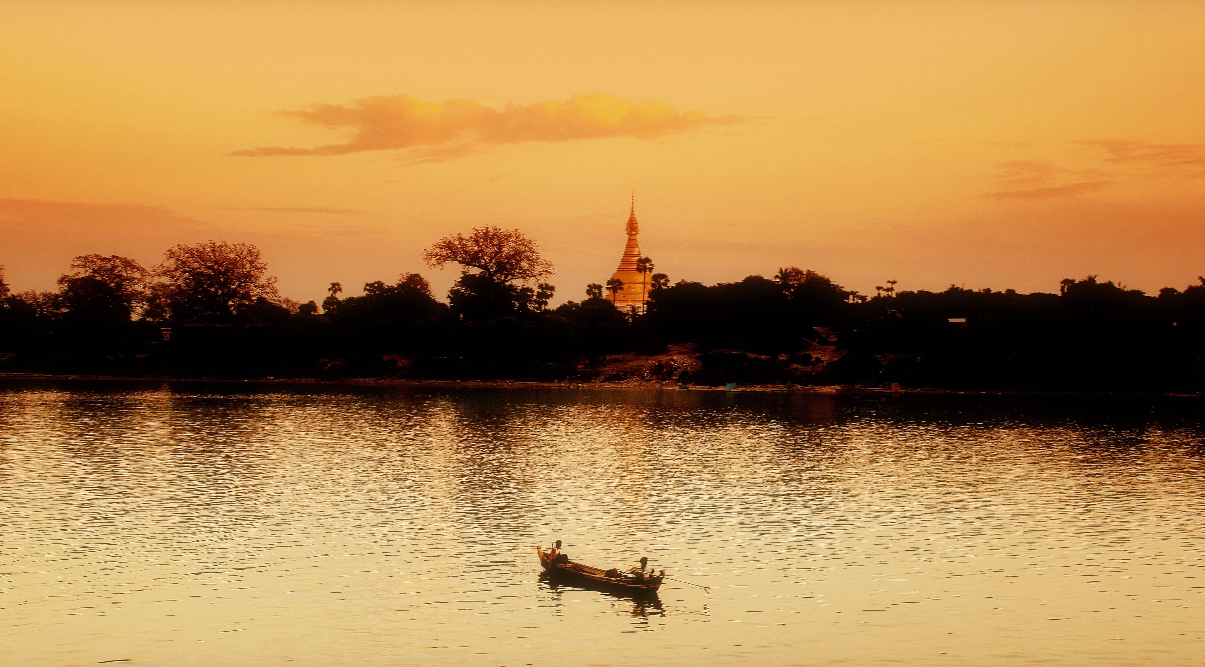 Ayeyarwady River Sunset