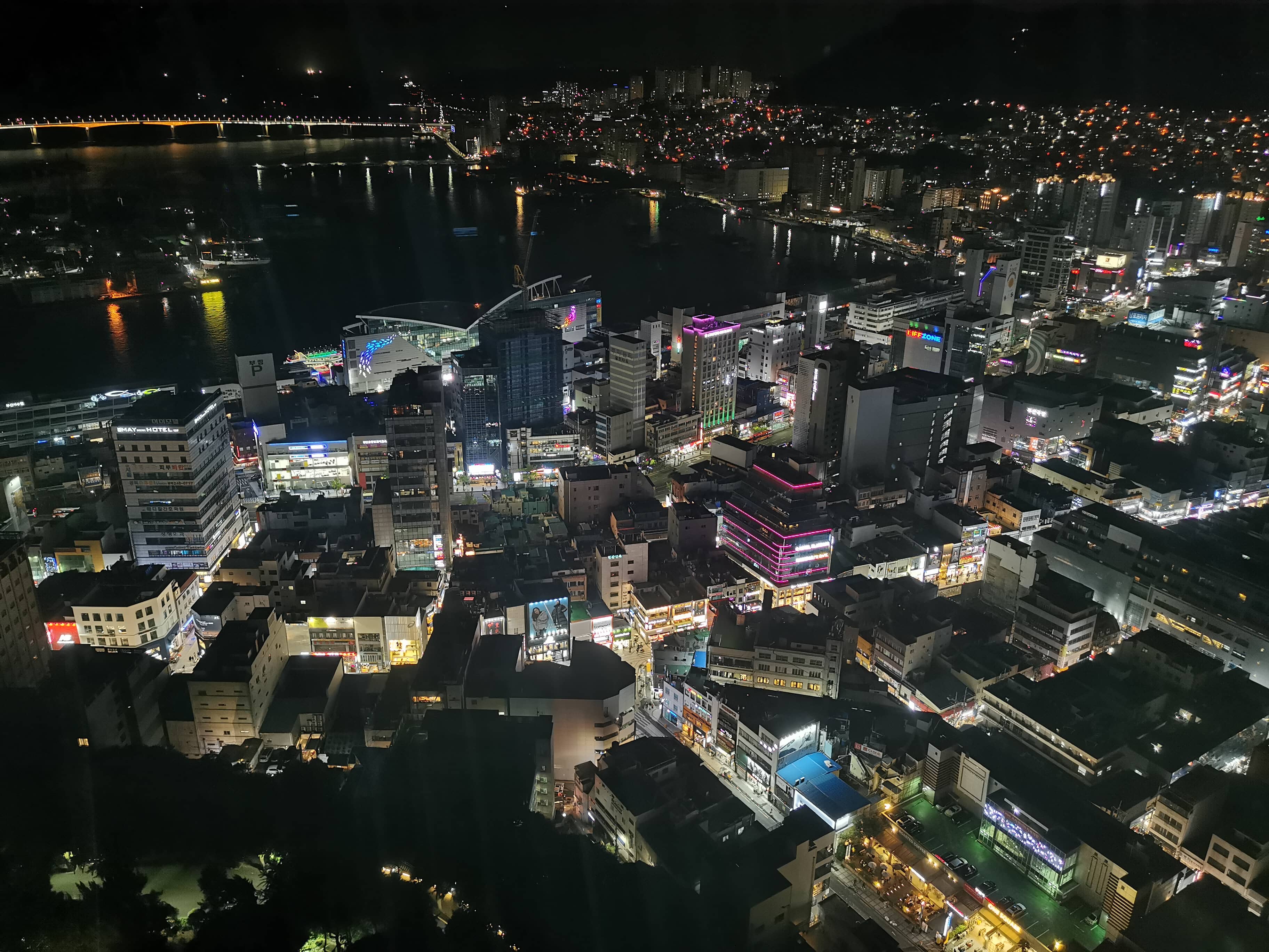 Nighttime City Lights