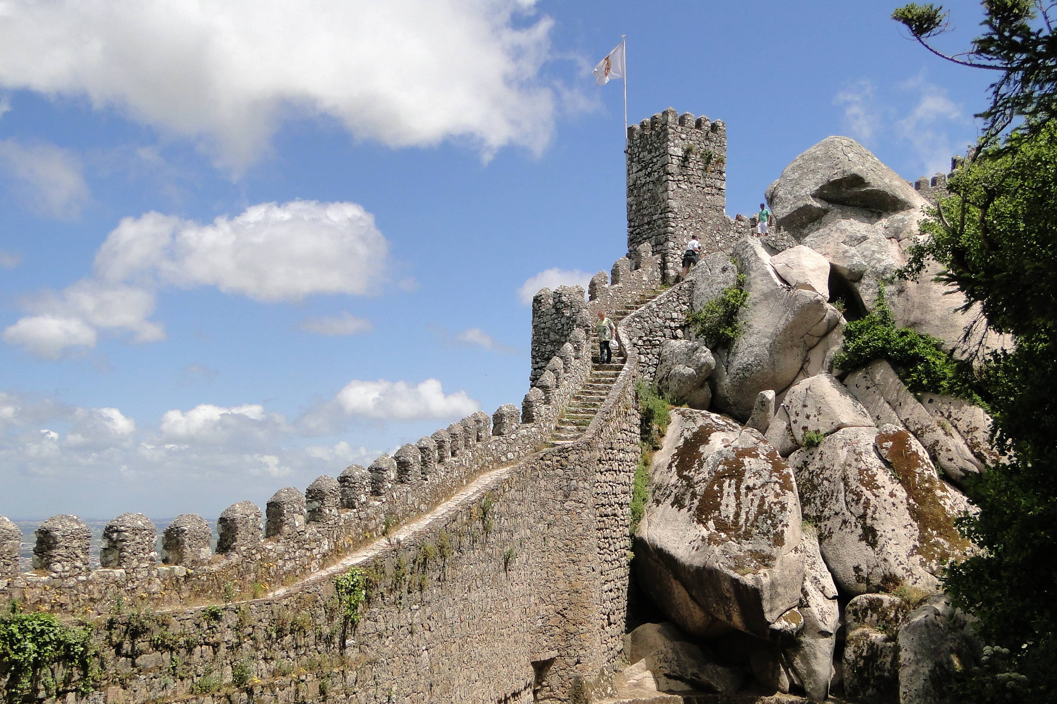 Moorish Castle's Ancient Walls