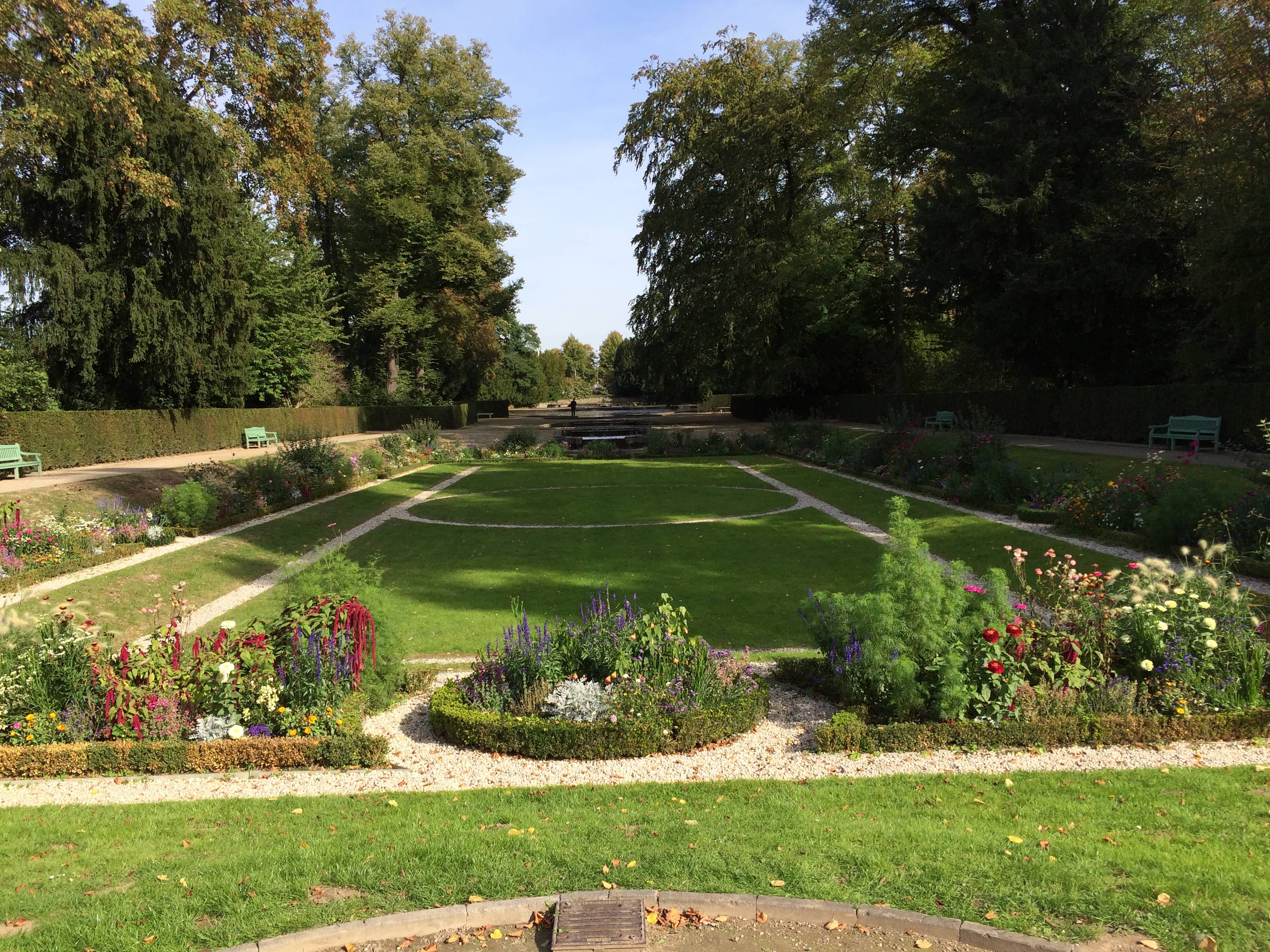 Expansive Palace Gardens