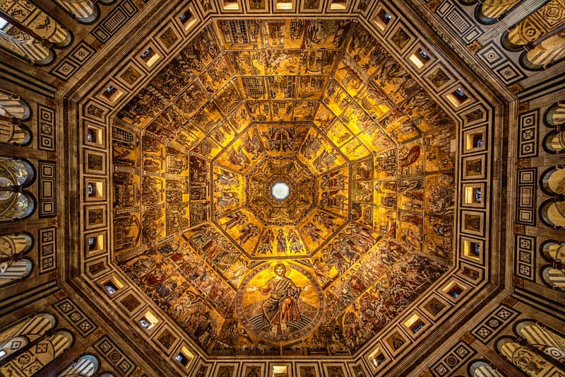 Mosaic-Lined Interior