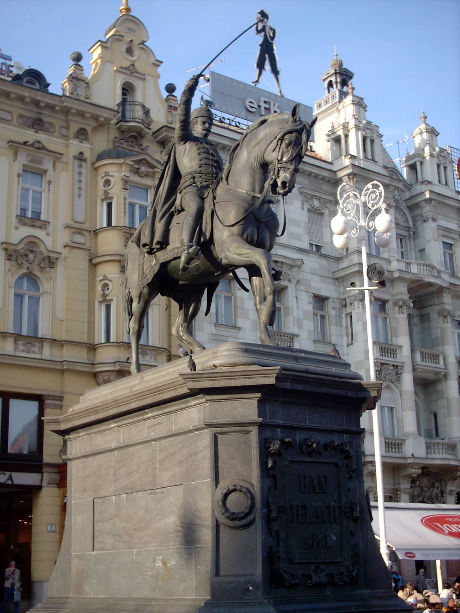 The Equestrian Statue of Ban Jelačić