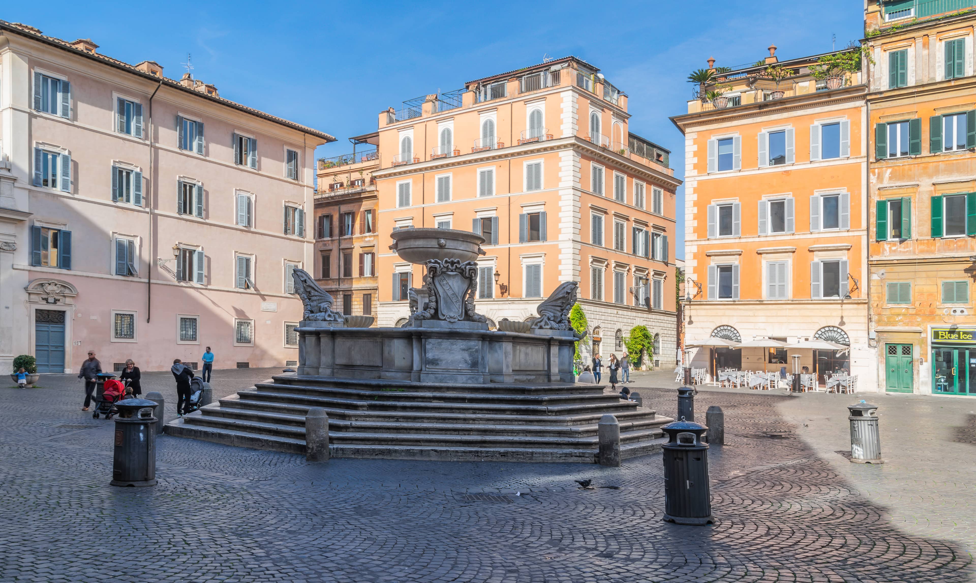 The Fountain in Piazza Santa Maria
