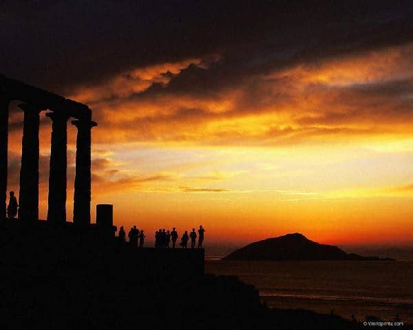Sunset Over the Aegean