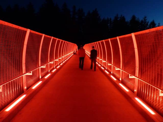 Illuminated Bridge Walk