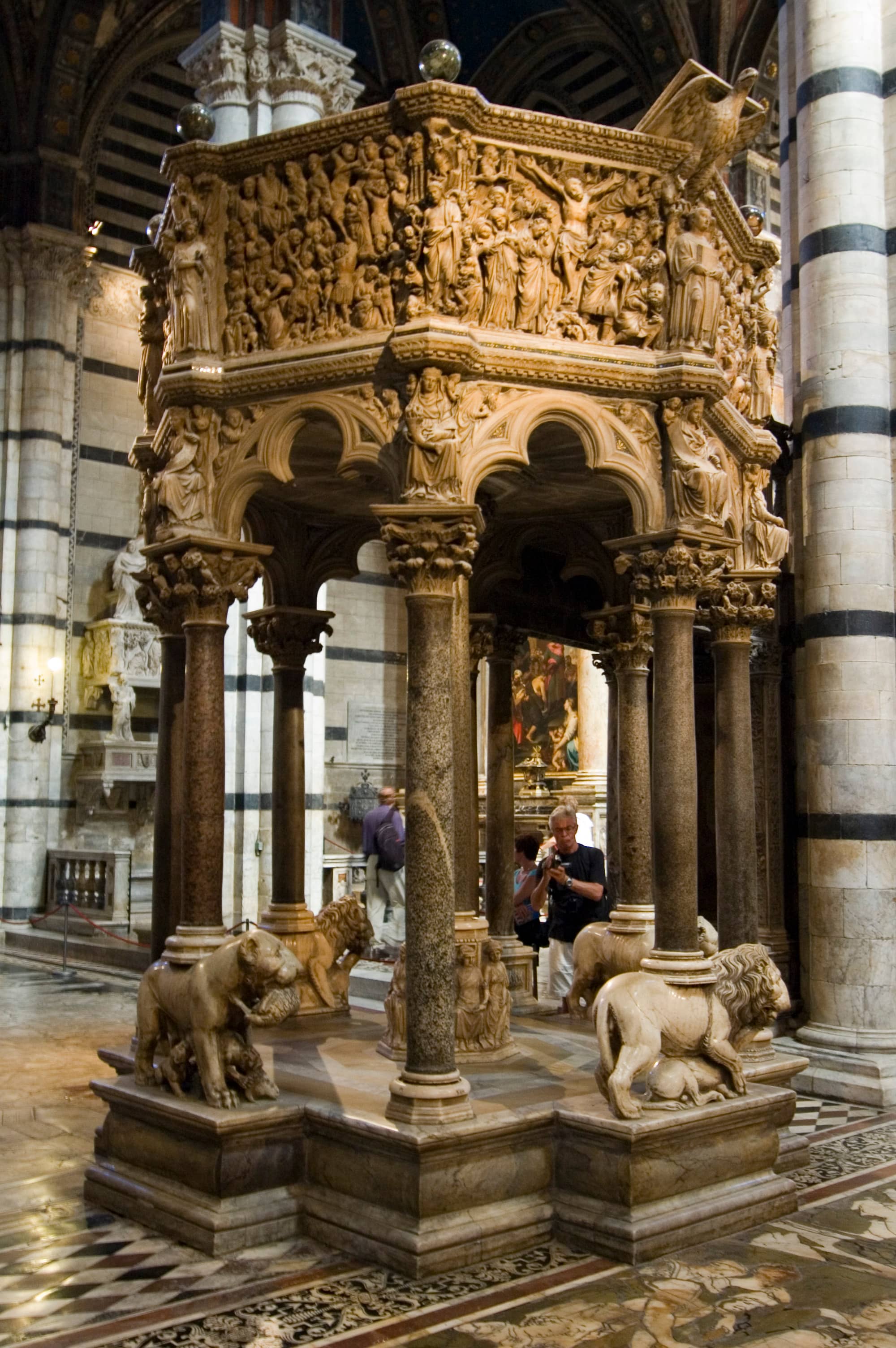 Pulpit by Nicola Pisano