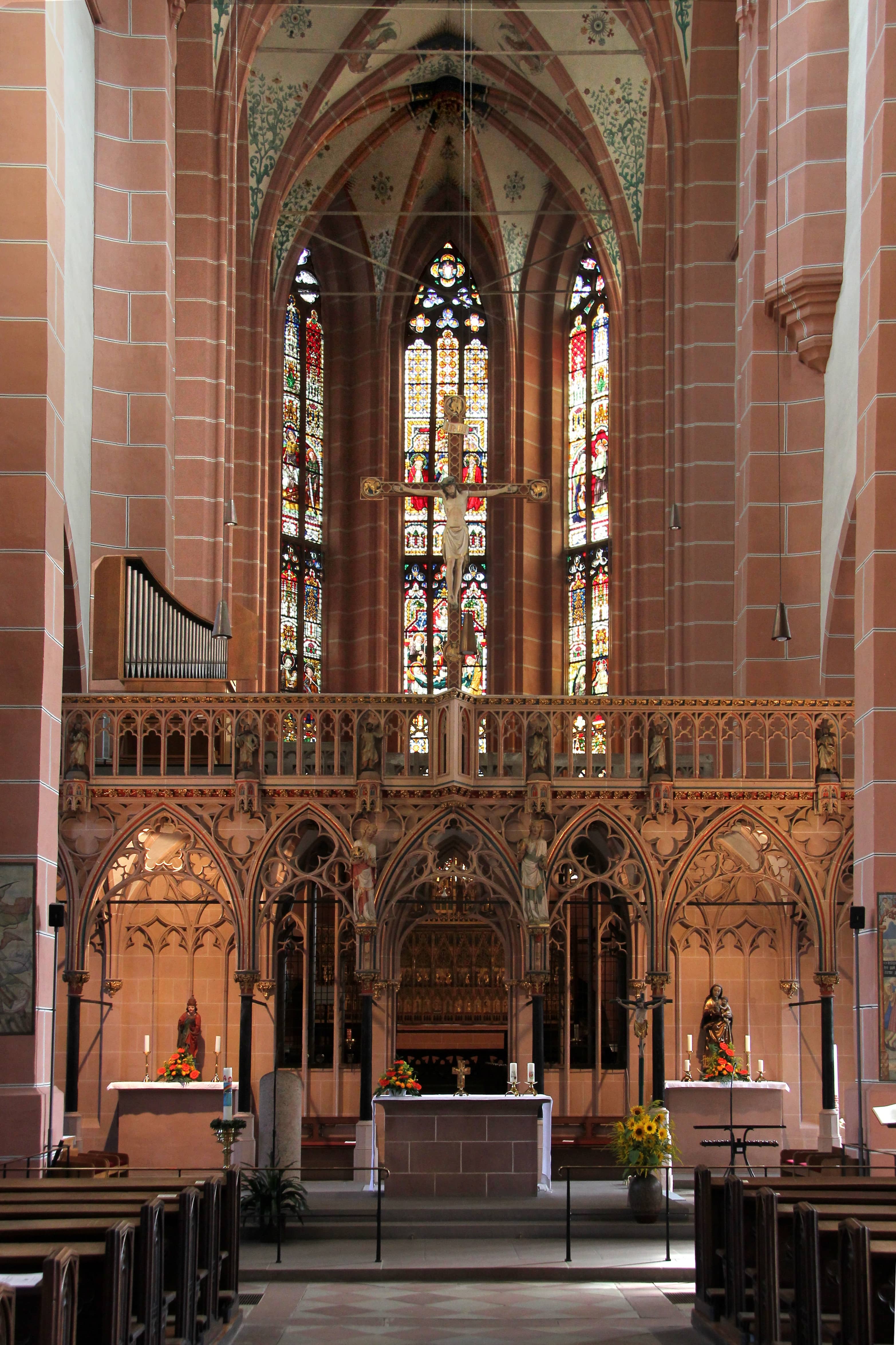 Baroque Altar & Madonna Painting