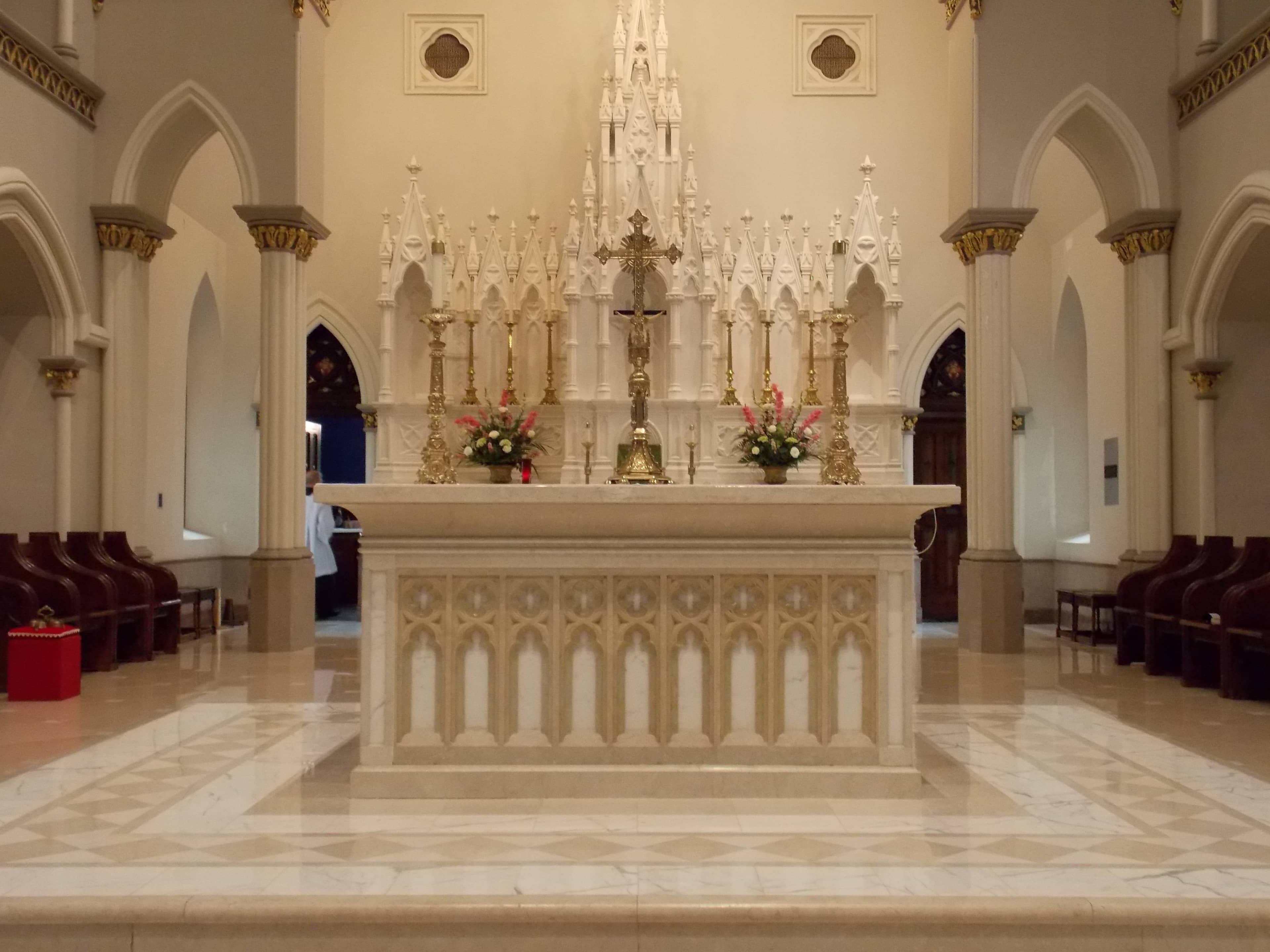 Marble Altars & Carved Pews