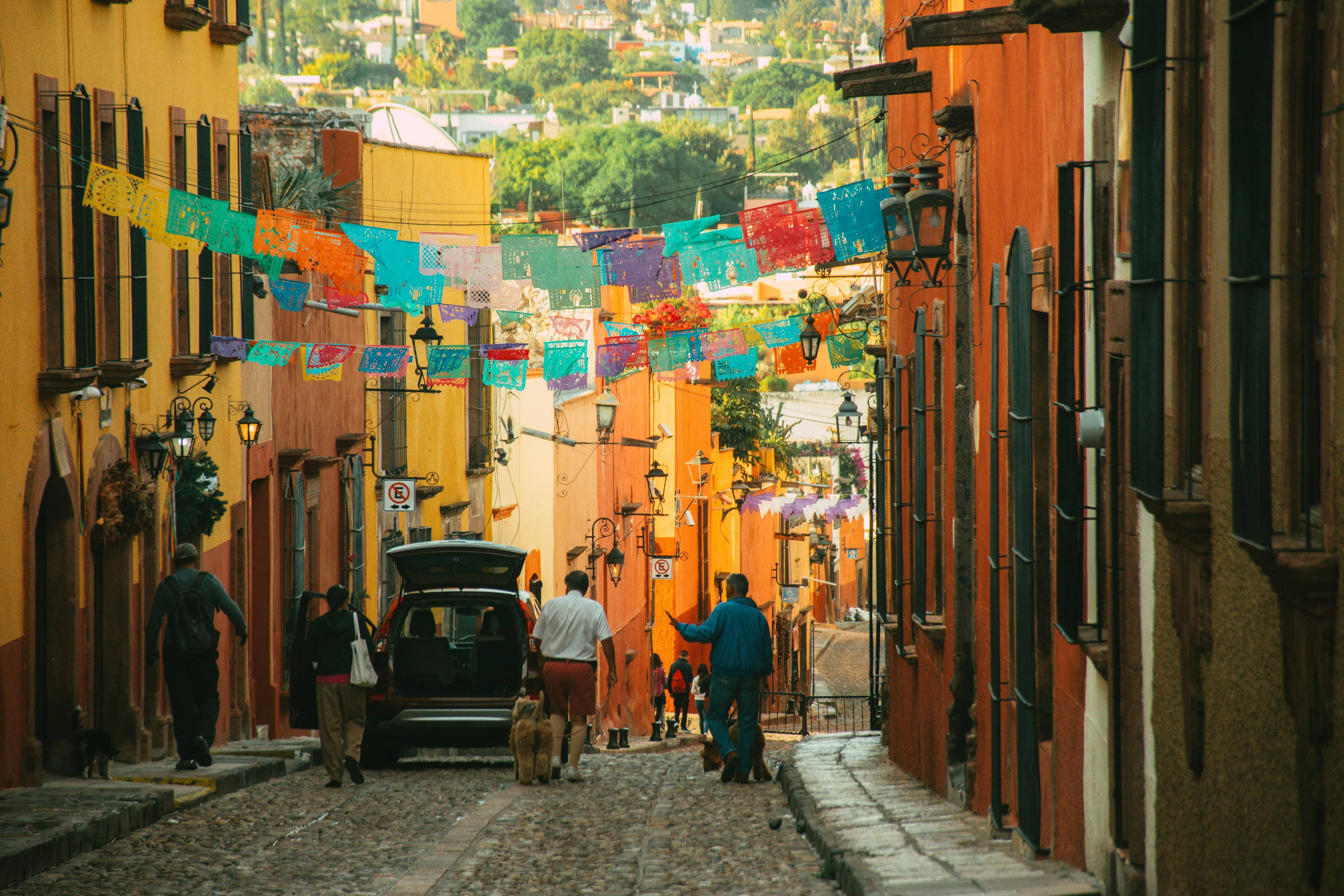 Sidewalk Cafes & Shops
