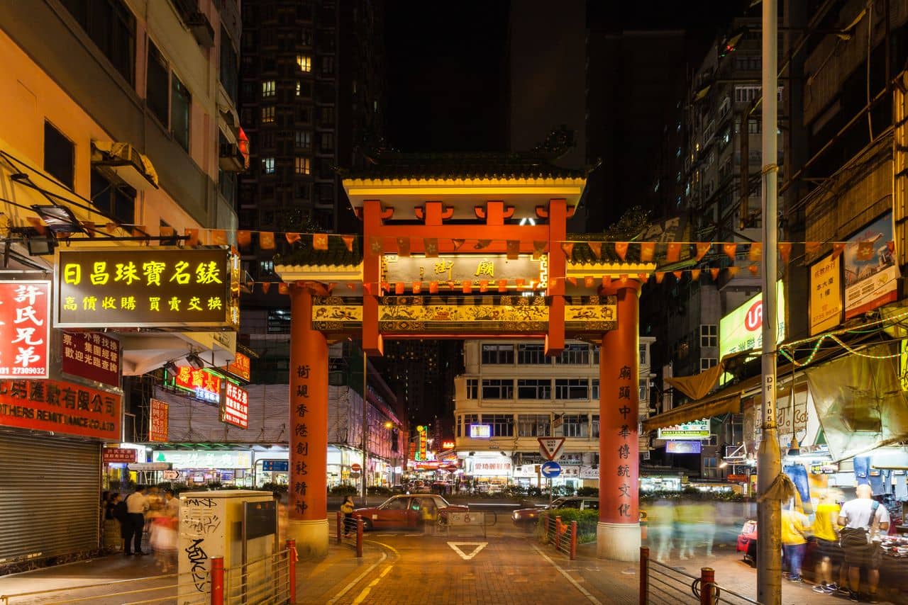 Bustling Market Atmosphere