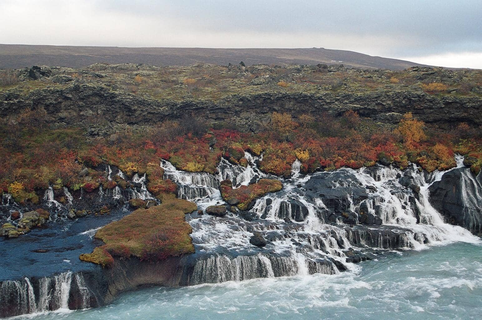 Hraunfossar's Lava Flow