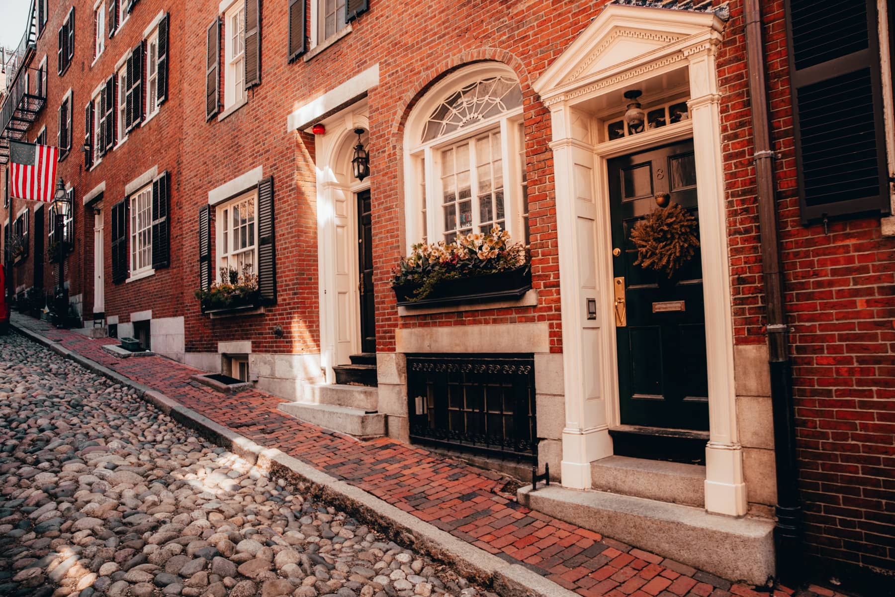 Acorn Street's Cobblestone Charm