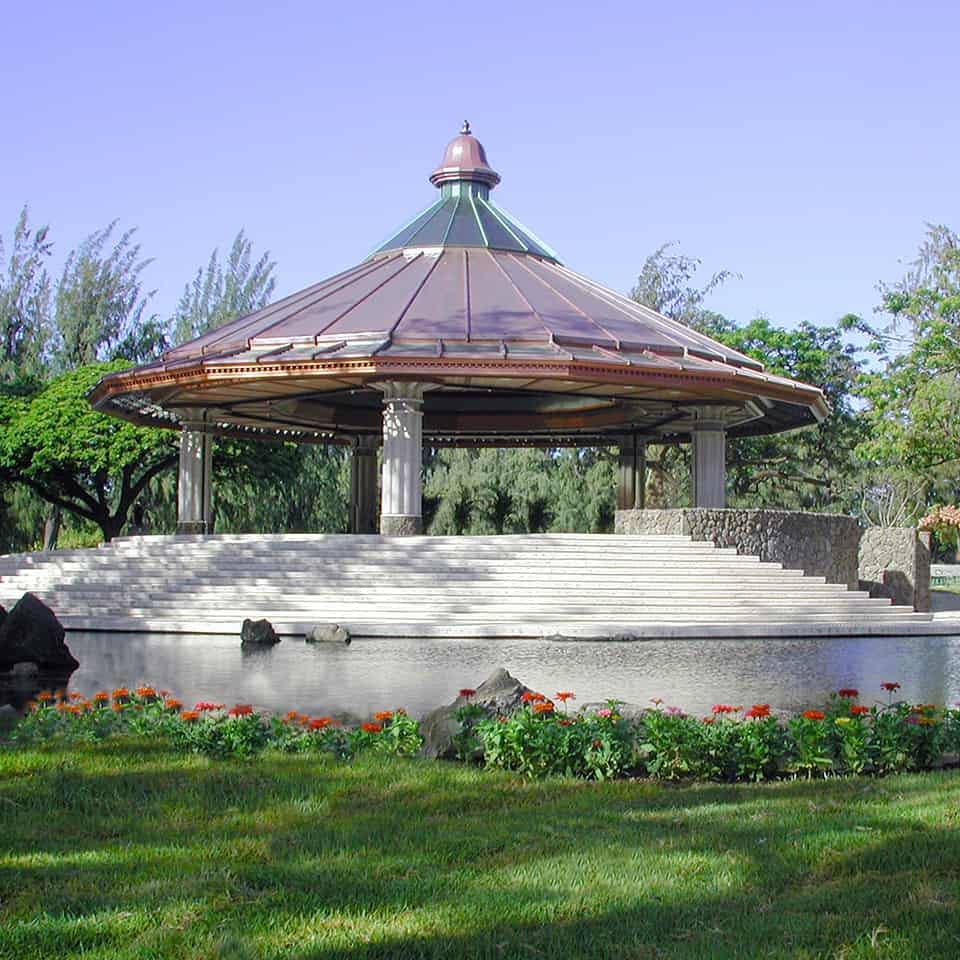 Vine-Covered Gazebo