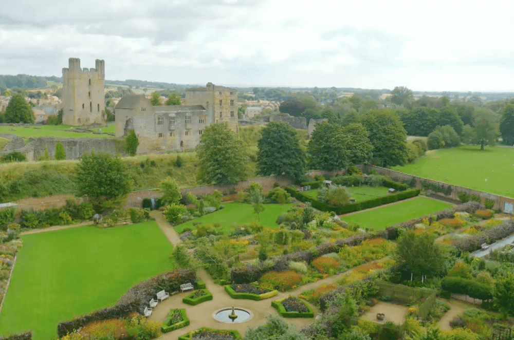 Overlooking Helmsley Castle