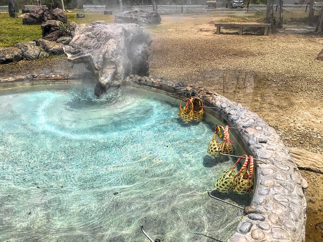 Boiling Eggs in the Springs