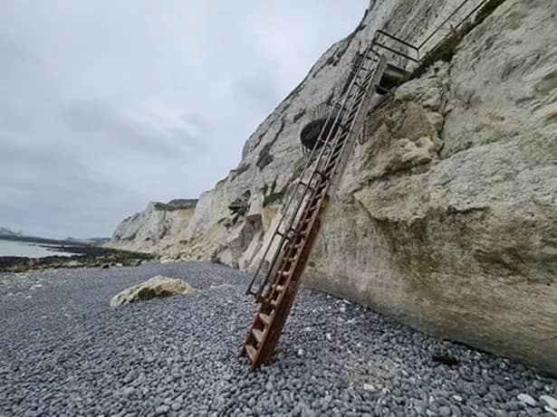 Hidden Beach and Shipwreck