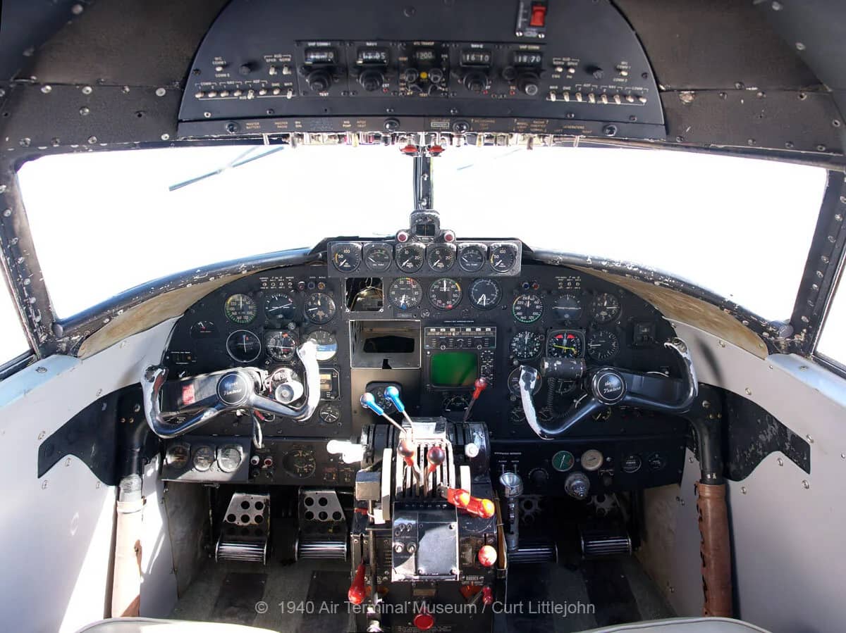 Vintage Aircraft Cockpit
