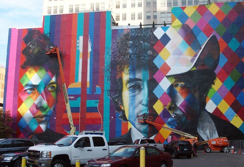 Bob Dylan Tribute Mural