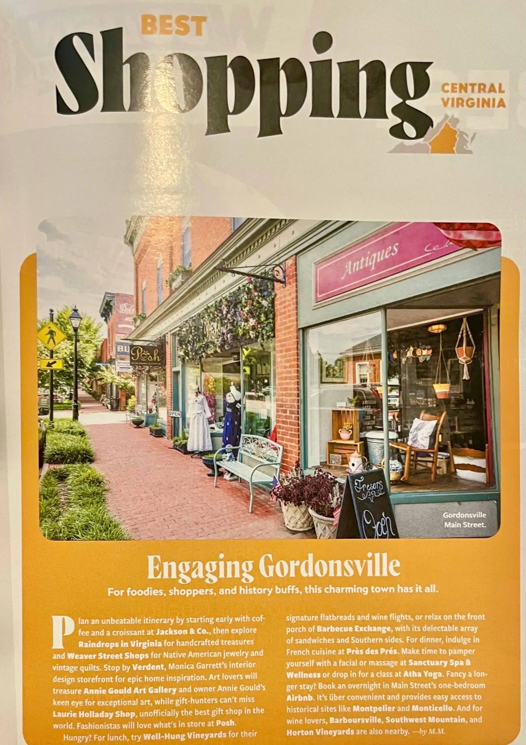 Unique Boutique Shopping