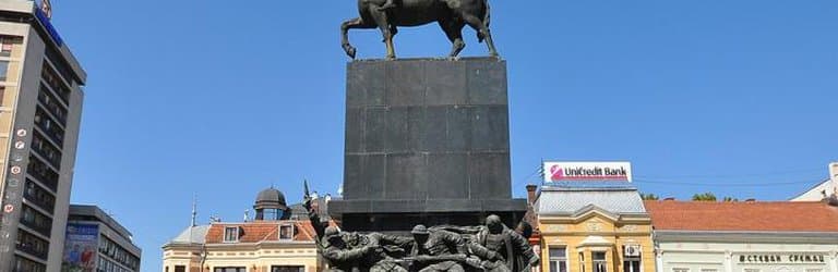 Het monument voor de bevrijders van Nis