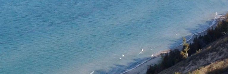 Lake Michigan shoreline near Glen Arbor and Glen Haven