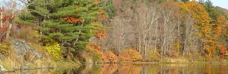 Ottaquechee river in autumn
